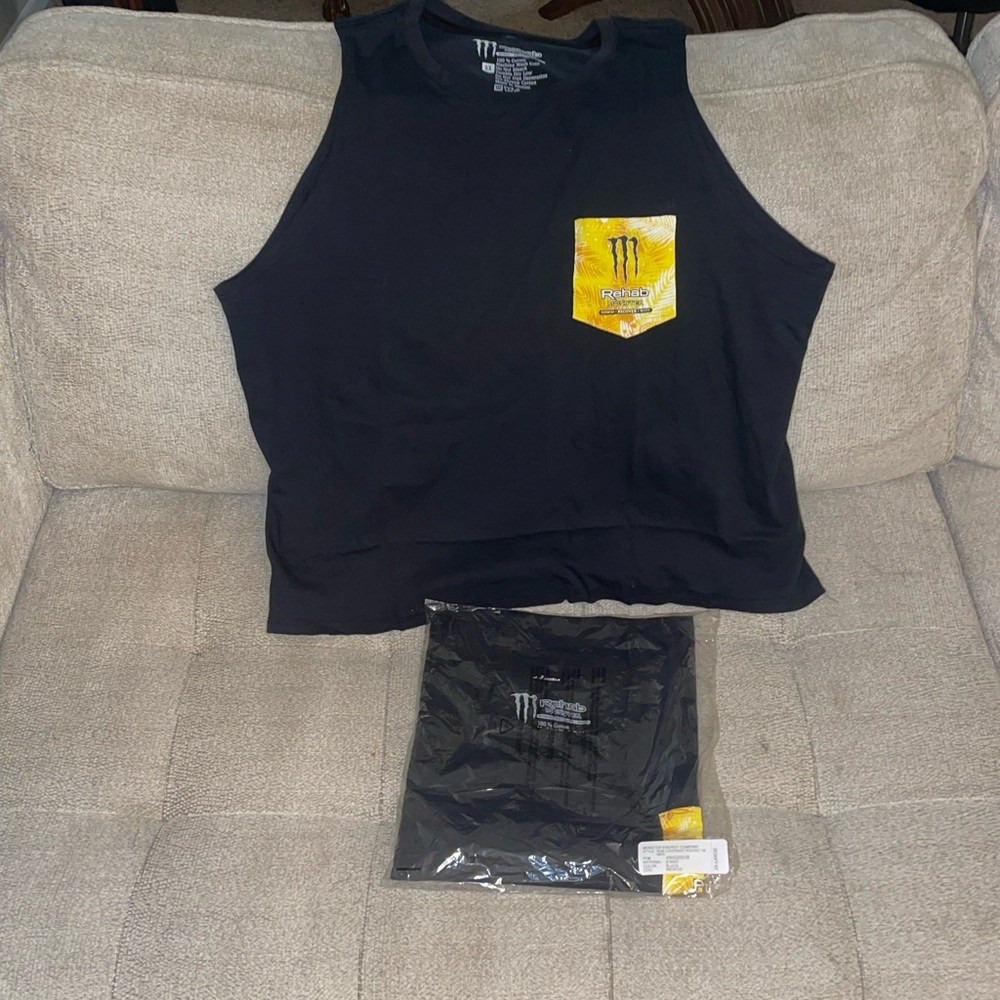 Monster Energy Rehab Contrast Pocket Tank